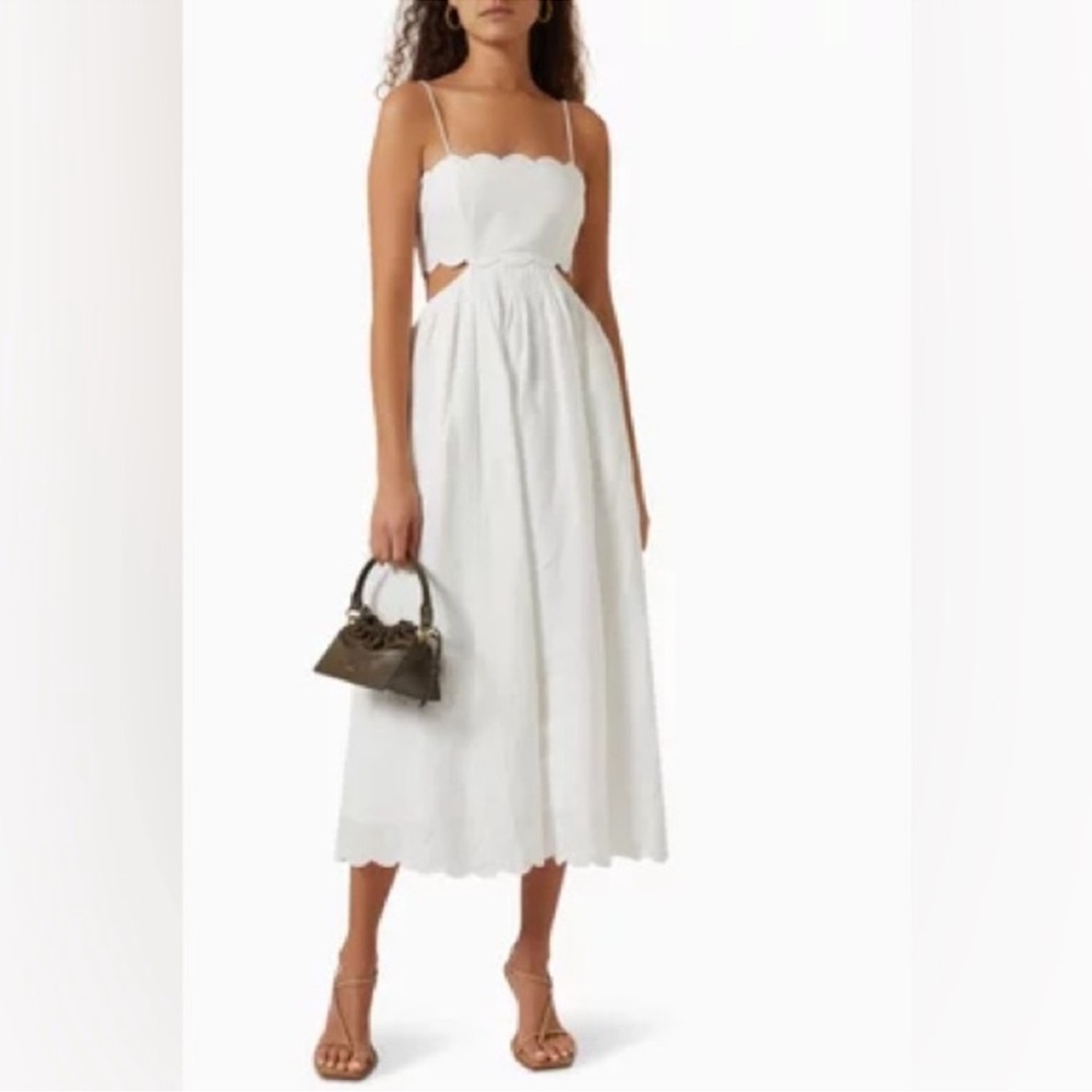 Zimmermann White Midi Dress - Picture 2 of 13